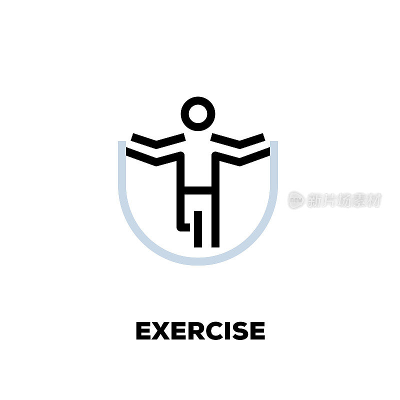 Exercise Line Icon